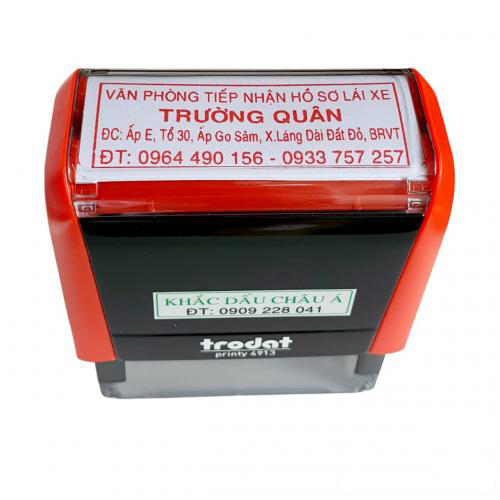Con Dấu Vuông Văn phòng Lái Xe