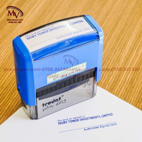 Khắc Dấu Vuông Công Ty Nước Ngoài