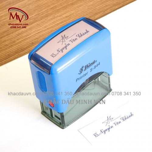Mộc Dấu Chữ Ký Tên